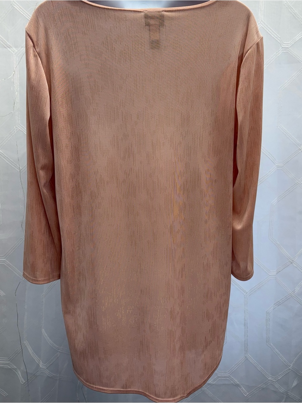 Chico's Women's Travelers Cottage core Lagenlook Stretch 3/4 Sleeve size 1 - Picture 3 of 7
